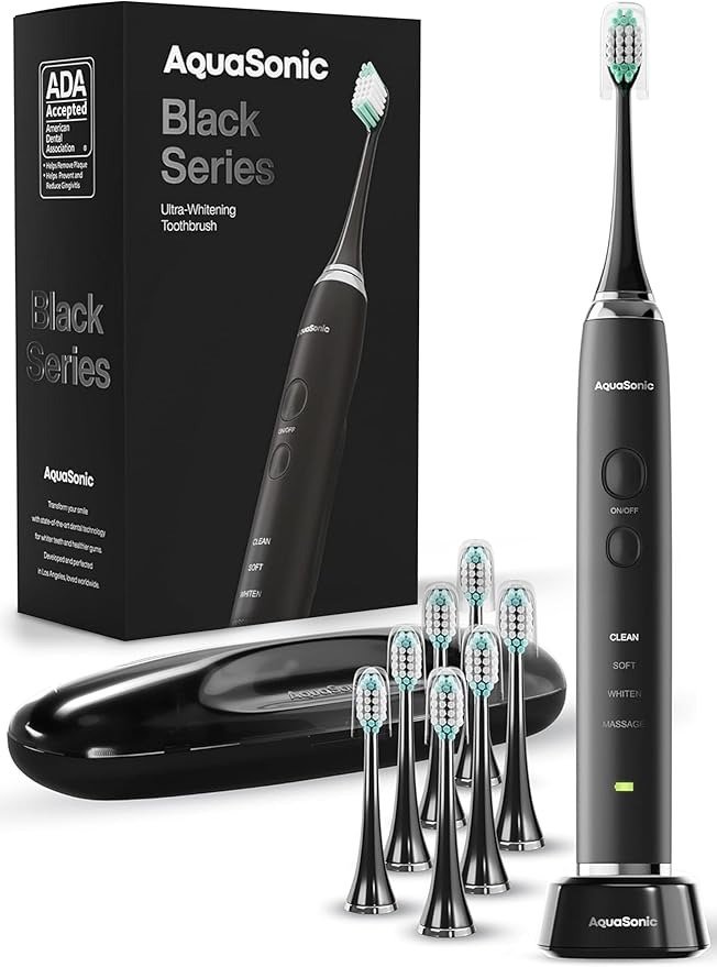 Aquasonic Black Series Electric Toothbrush